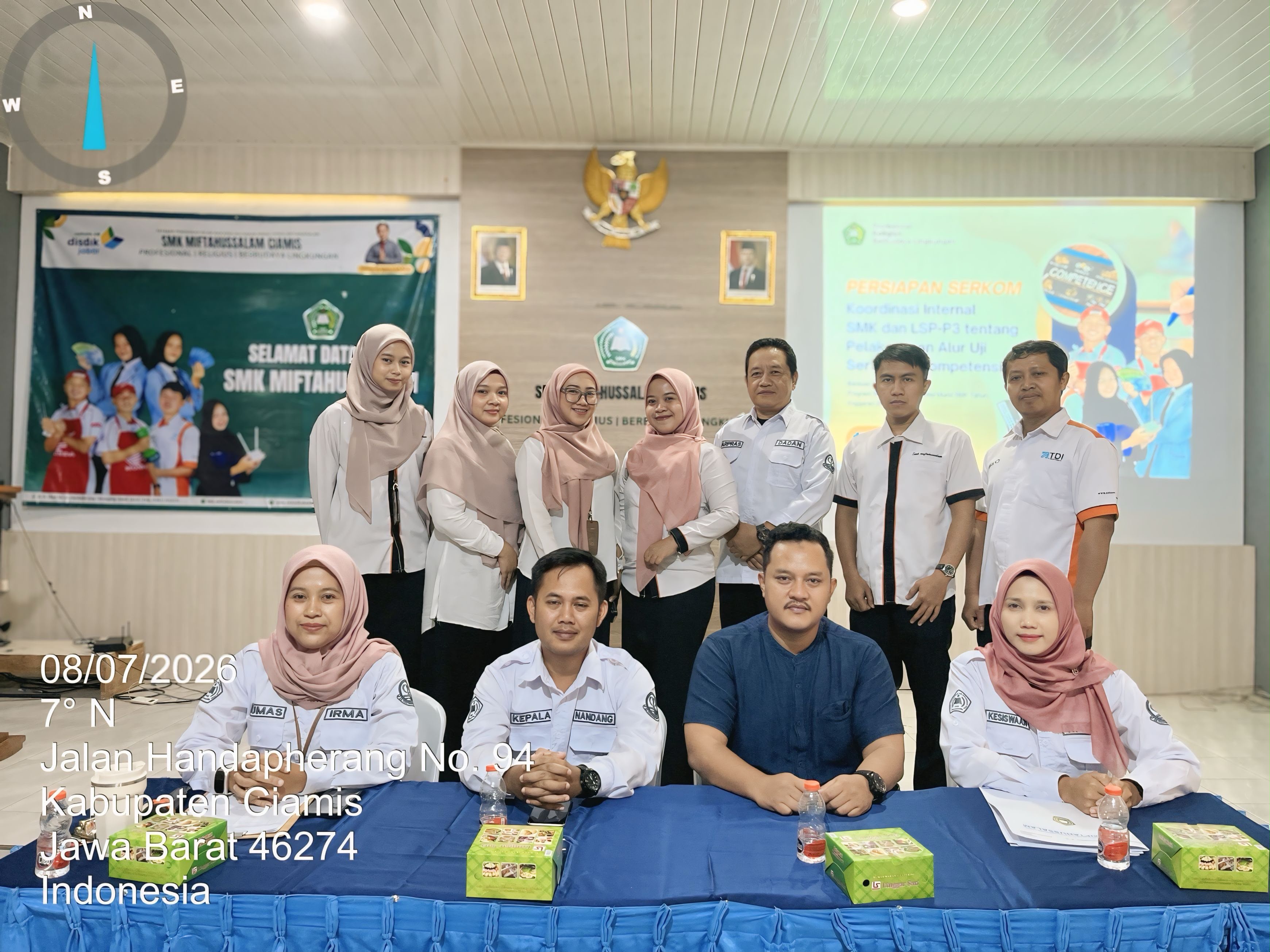Mewujudkan Lulusan Vokasi Unggul: LSP Teknologi Informatika Bisnis Digital Gelar Koordinasi & Sosialisasi Uji Kompetensi Bersama SMK Miftahussalam Ciamis