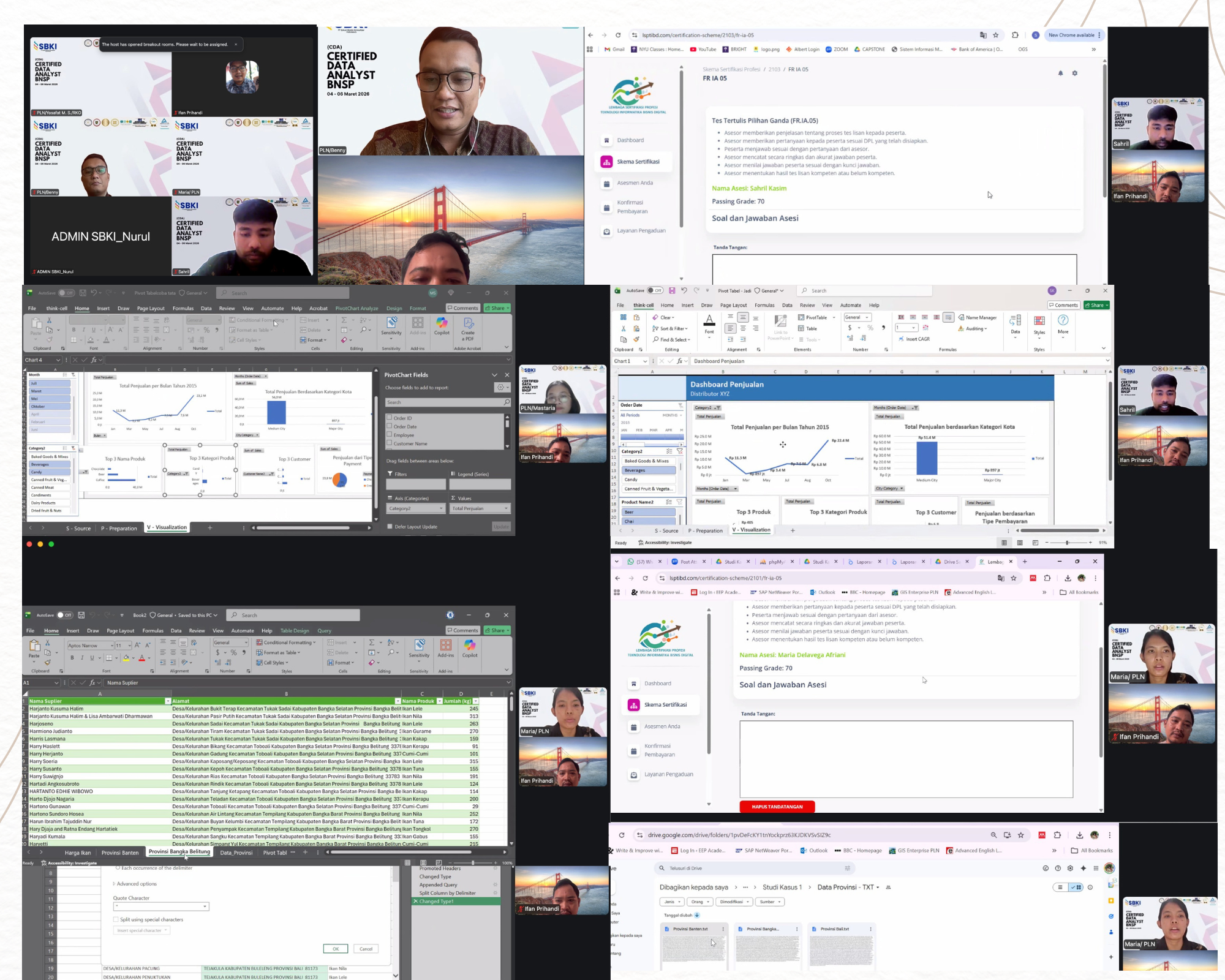 Uji Kompetensi & Sertifikasi Jarak Jauh Skema Data Analyst