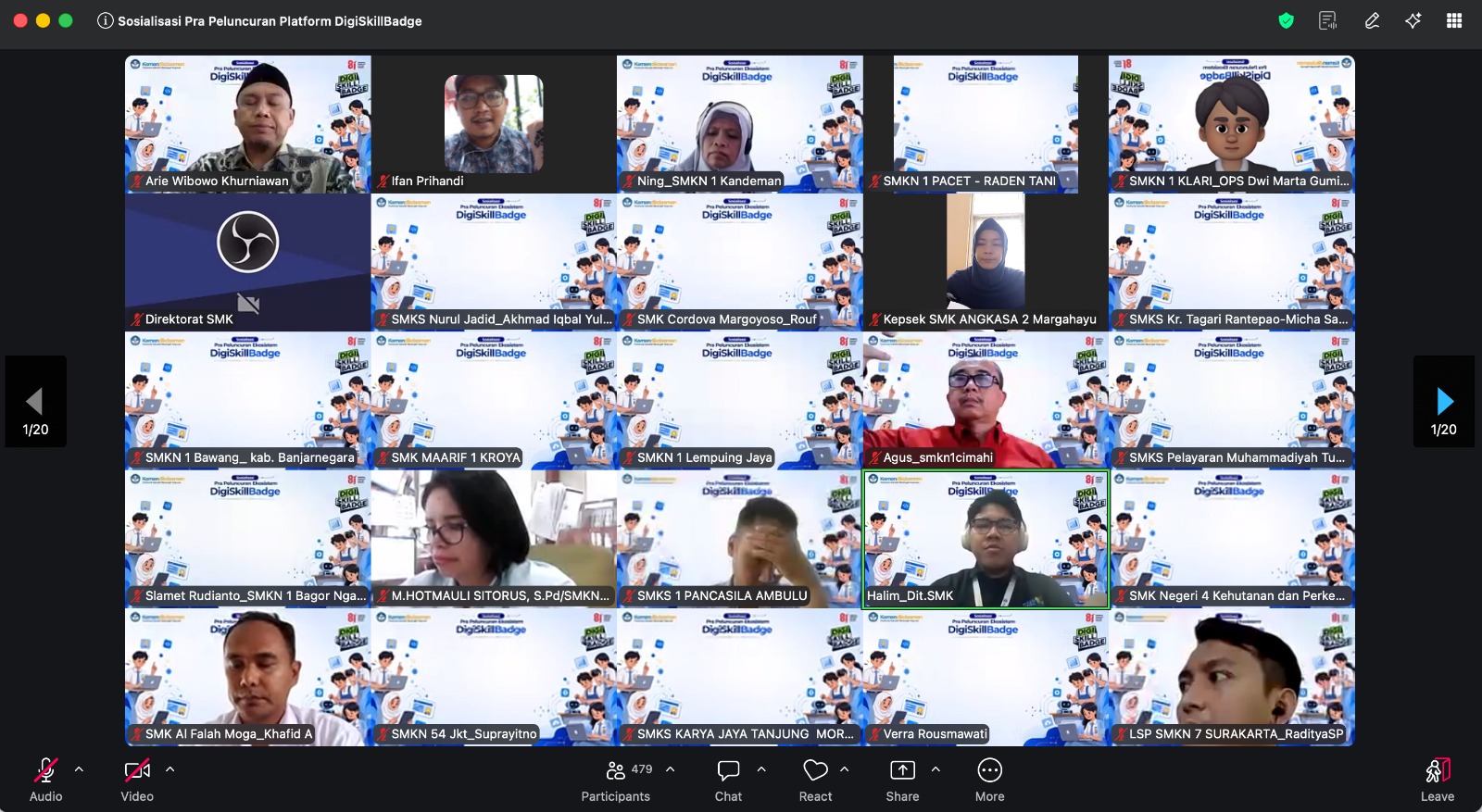 Dukung Ekosistem Kredensial Digital Vokasi, Mobile Faculty Hadiri Sosialisasi dan Peluncuran DigiSkillBadge Direktorat SMK KEMENDIKDASMEN