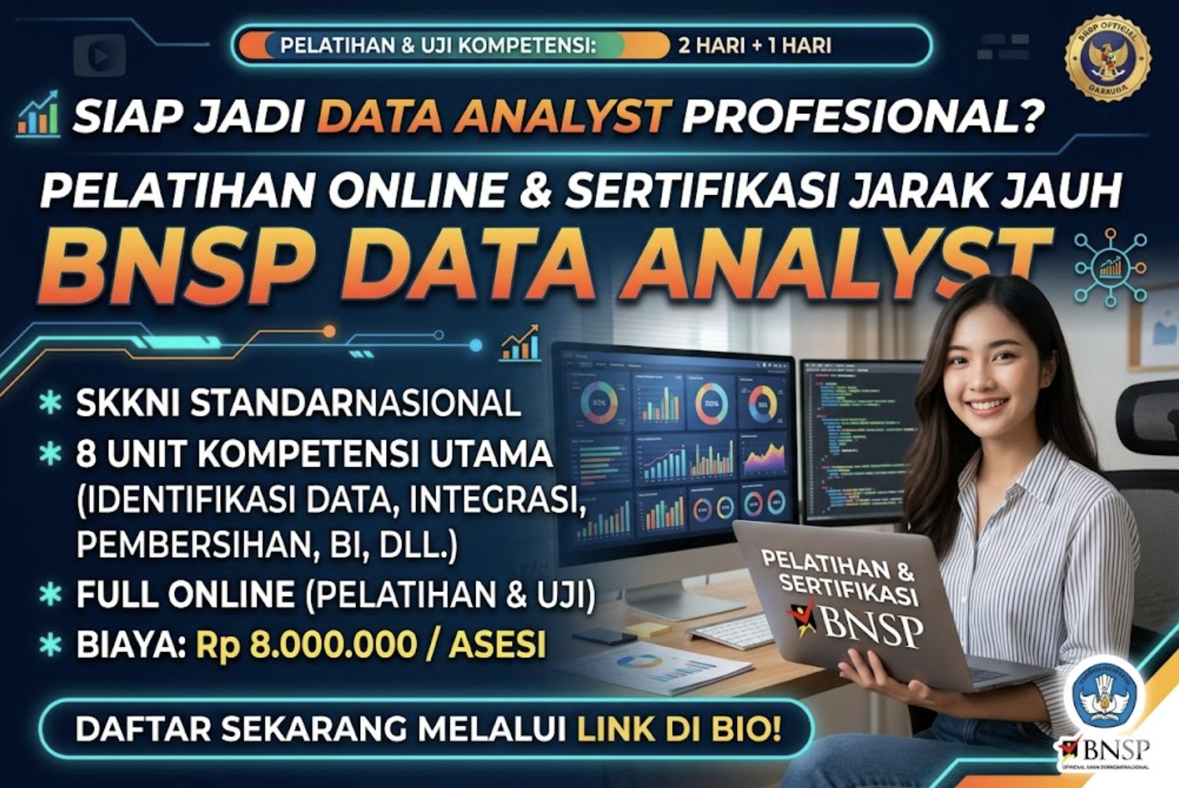 Business Intelligence Expert: Sertifikasi BNSP dalam Analisis Data Terapan
