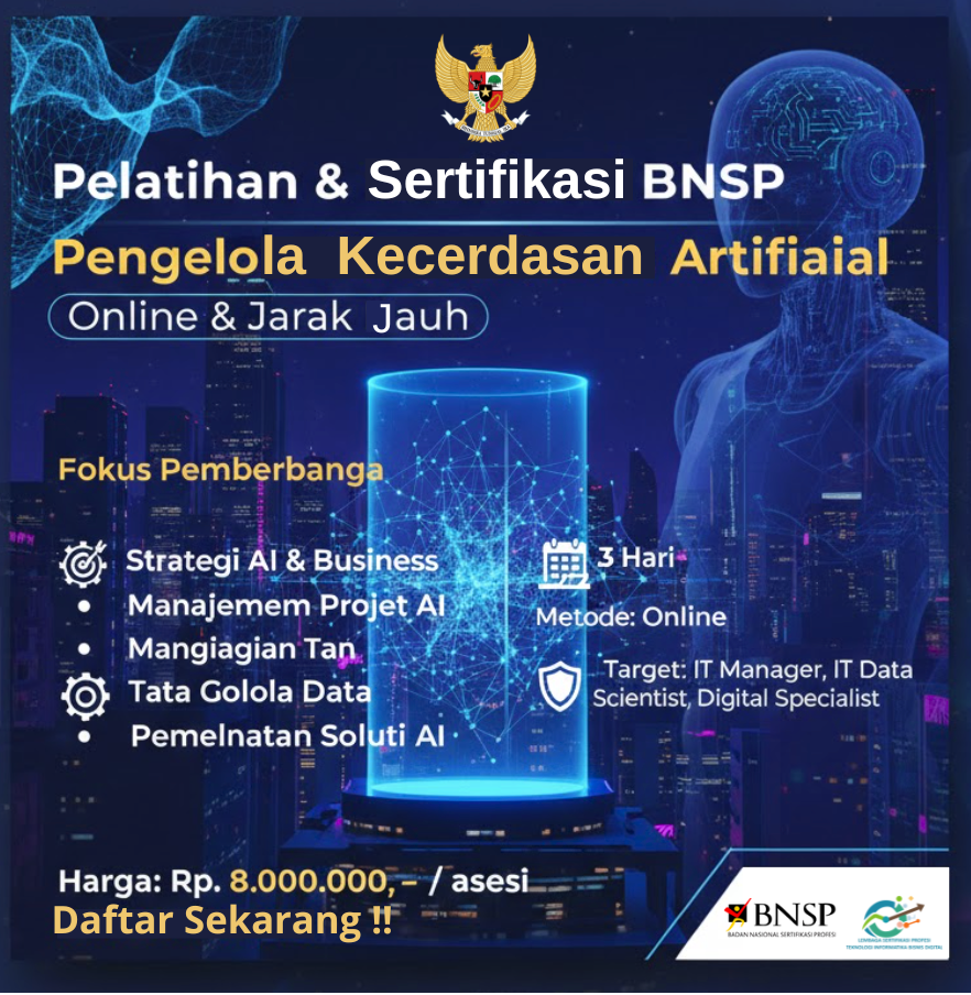 AI Management Excellence: Program Sertifikasi Jarak Jauh BNSP