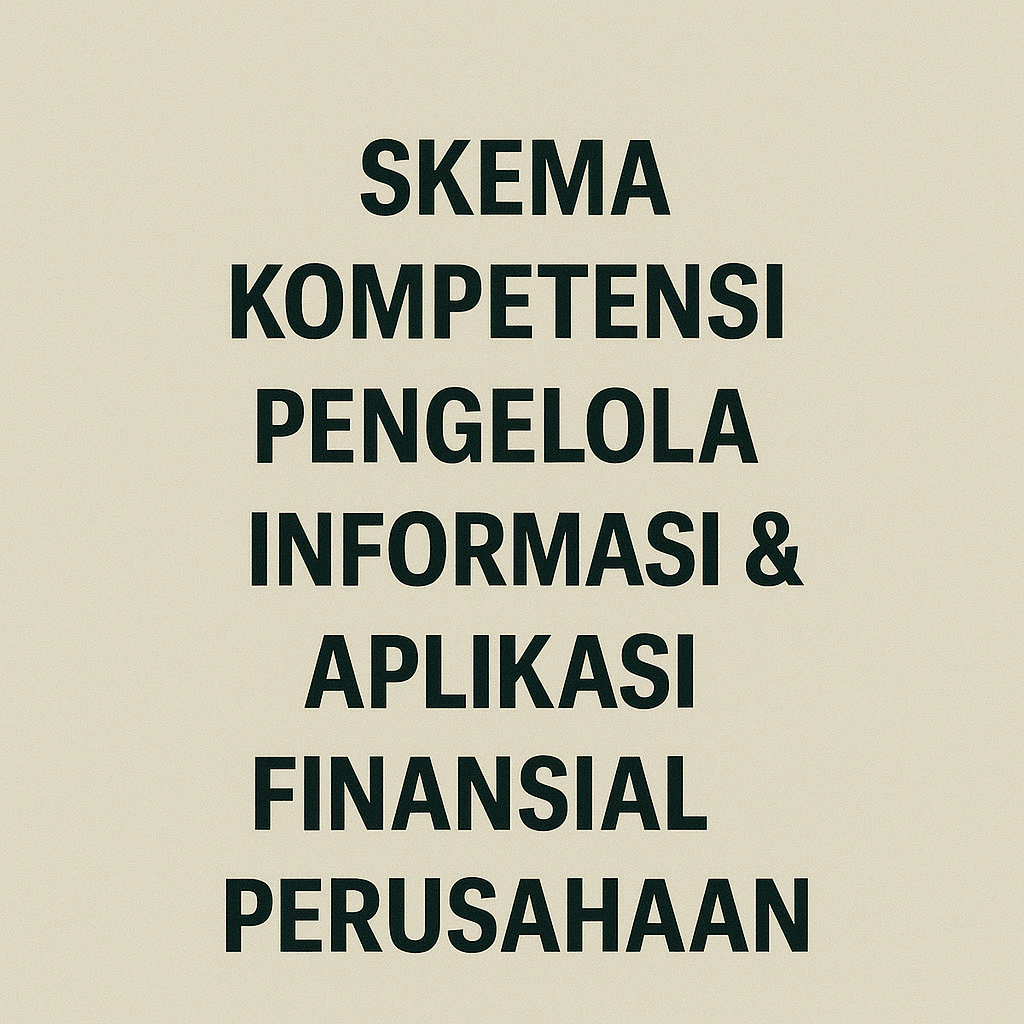Skema Kompetensi Pengelola Informasi dan Aplikasi Finansial Perusahaan