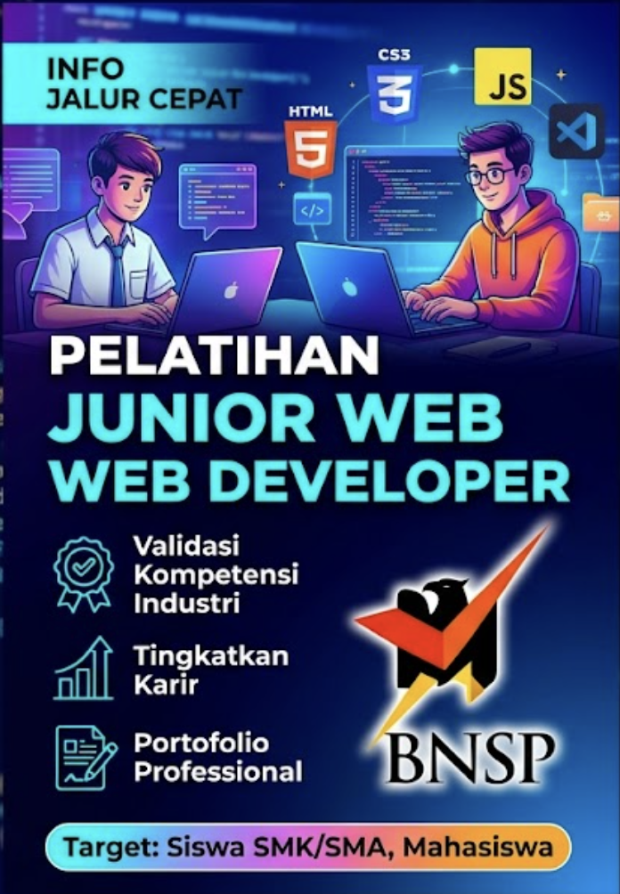Cetak Portofolio Profesional: Menuju Web Developer Muda Tersertifikasi Nasional