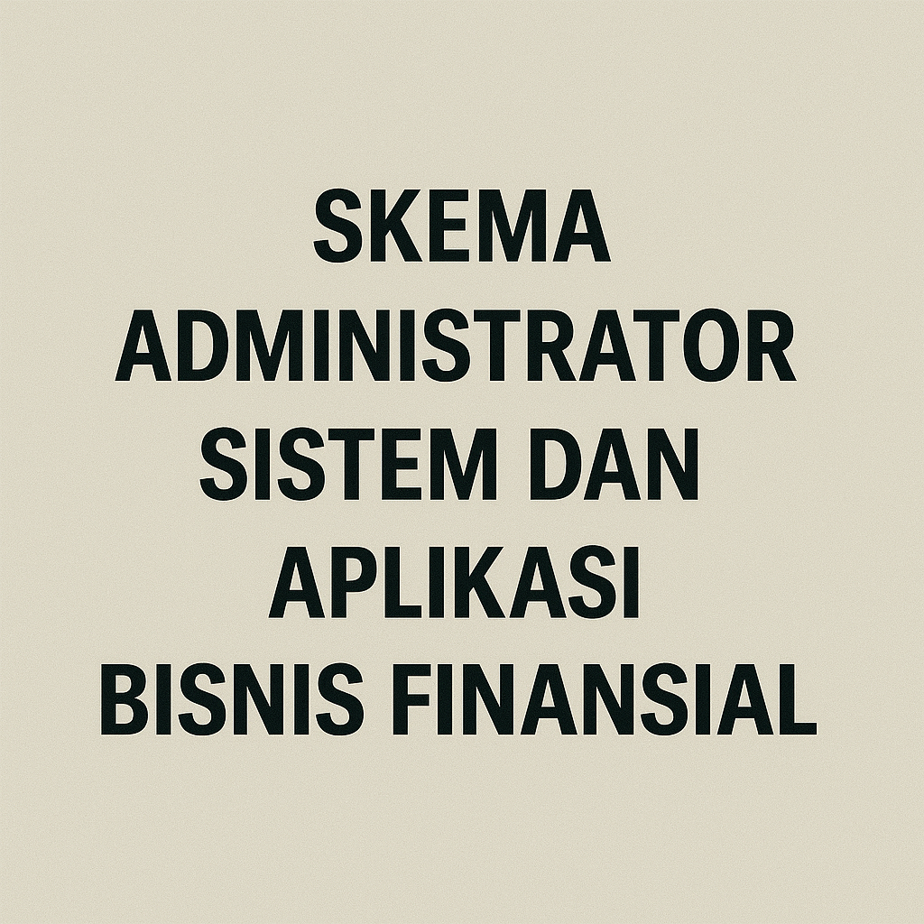 Skema Untuk Profesi Administrator Sistem dan Aplikasi Bisnis Finansial