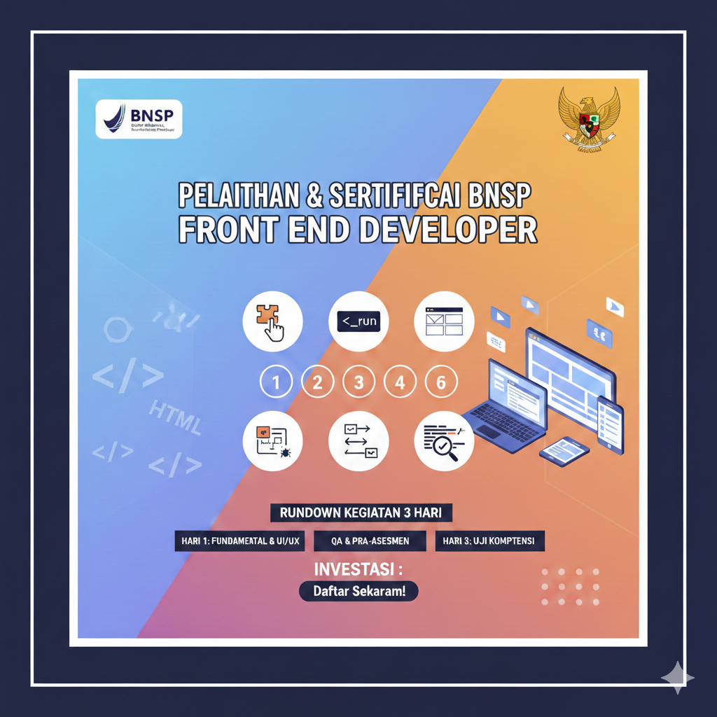 Sertifikasi BNSP: Front End Developer Expert