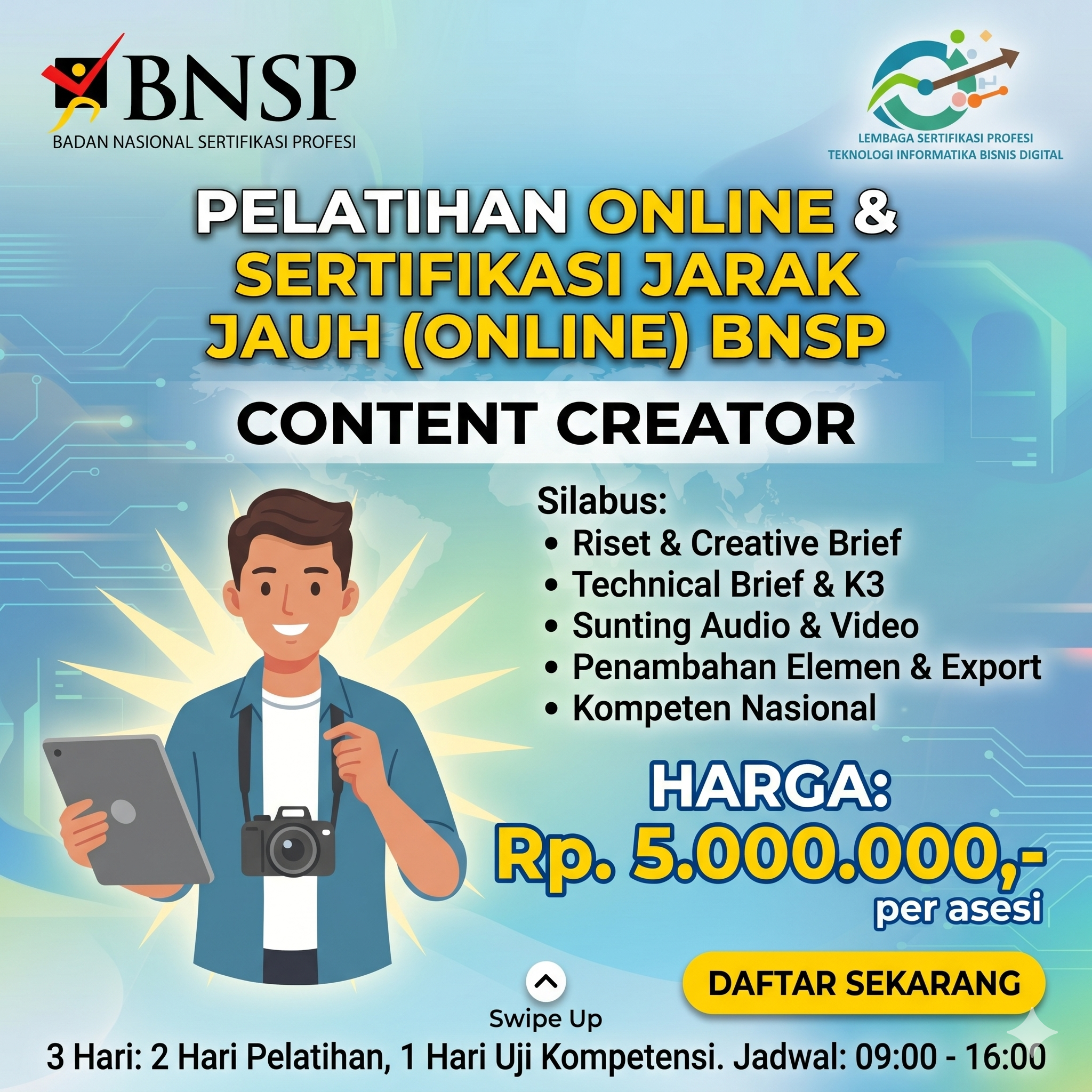 Sertifikasi Tanpa Batas: Raih Gelar Kompeten Content Creator dari Rumah